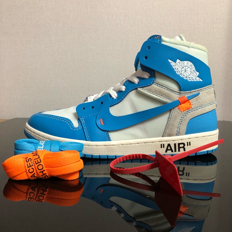 jordan unc x off white