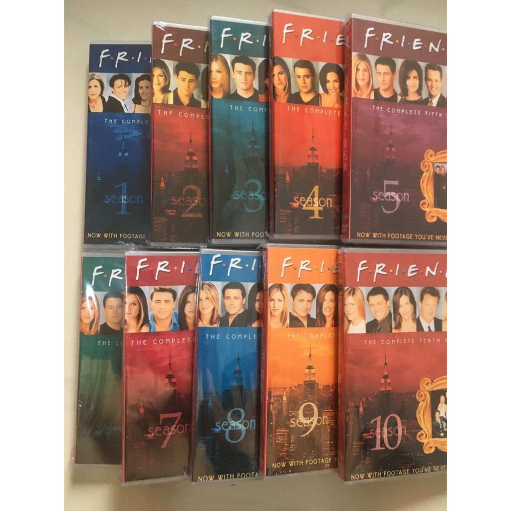 美劇 六人行 DVD 老友記 1-10季完整版 高清 全新盒裝 30碟