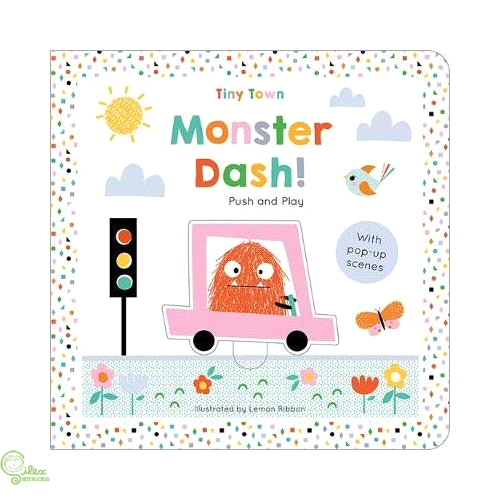 Tiny Town Push And Play：Monster Dash! 趣味學習書（外文書）