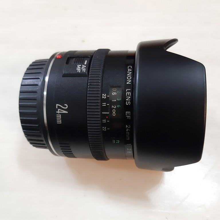 【柳丁愛玉小舖】佳能 Canon EF 24mm f2.8 超廣角 定焦鏡頭 單眼鏡頭 外拍 寫真 二手