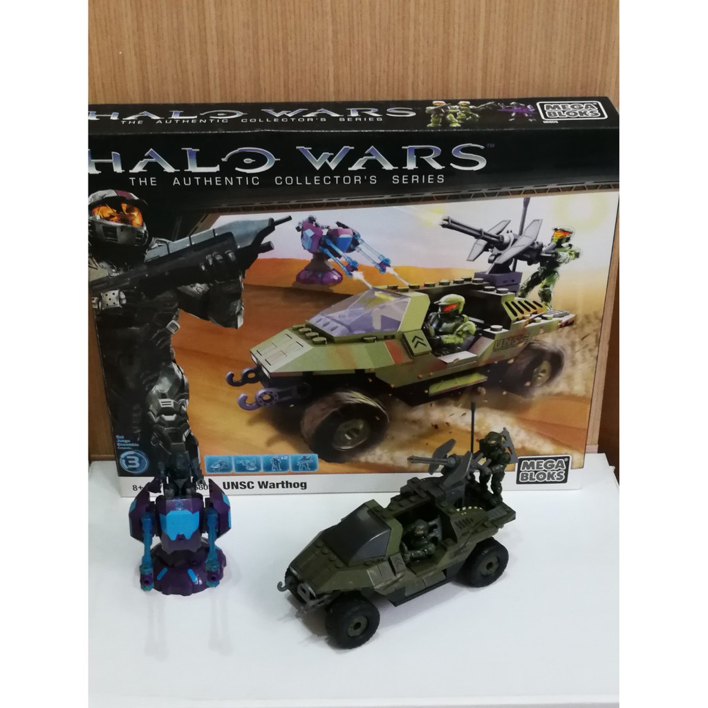 Mega Bloks Halo Wars 最後一戰 星環光環戰爭 疣豬 吉普車 積木