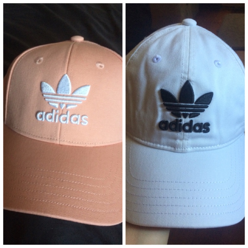 二手全新Adidas Originals愛迪達 老帽 帽子 粉橘 DV0173 白色 BR9720 男女生