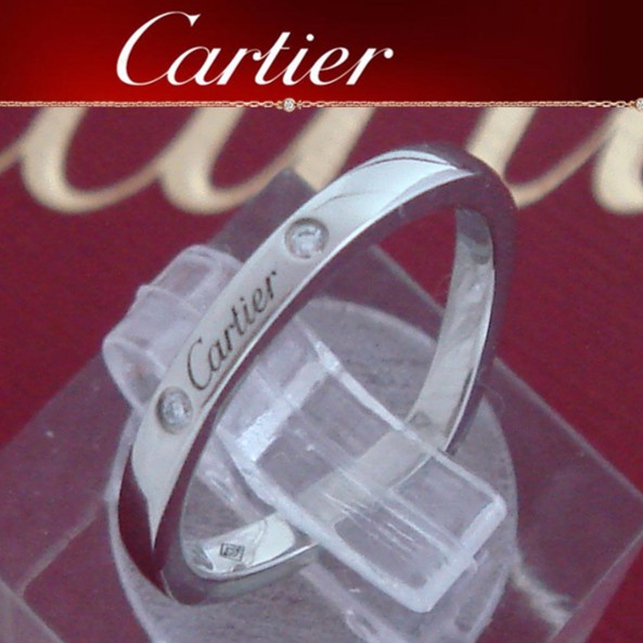 Cartier Ballerine Ondulée Pt950 鉑金戒指