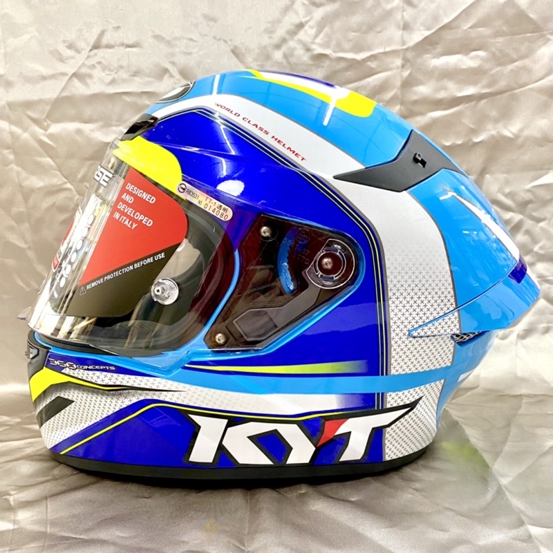KYT TT-COURSE(TTC) TTC  #GP 水藍  選手彩繪 全罩 全罩式 GP 水藍 全罩安全帽