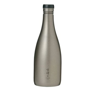 快速出貨 Snow Peak Titanium Sake bottle, TW-540 單層鈦金屬清酒瓶