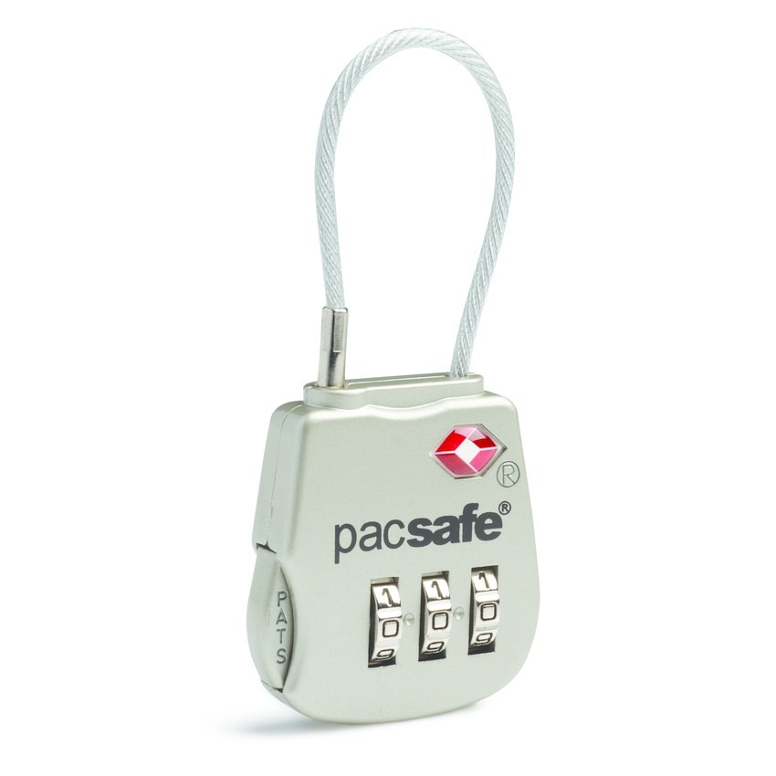 Pacsafe Prosafe 800, TSA 鋼絲3密碼鎖,  海關鎖