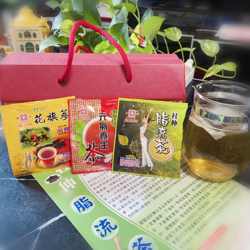 杜仲脂流茶禮盒30包入