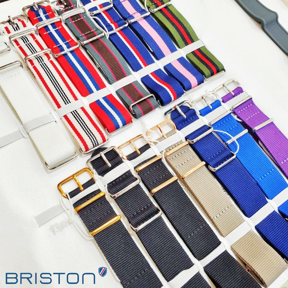 BRISTON 【20mm】NATO錶帶 / 帆布尼龍材質《法國時尚最佳配件》