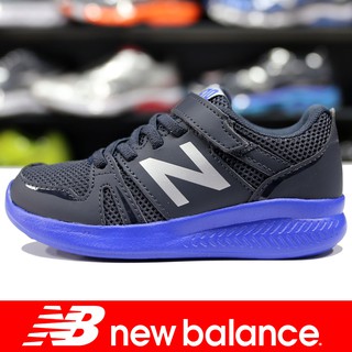 鞋大王New Balance KV570PA 深藍 黏帶運動鞋(童鞋)【特價出清】826NB