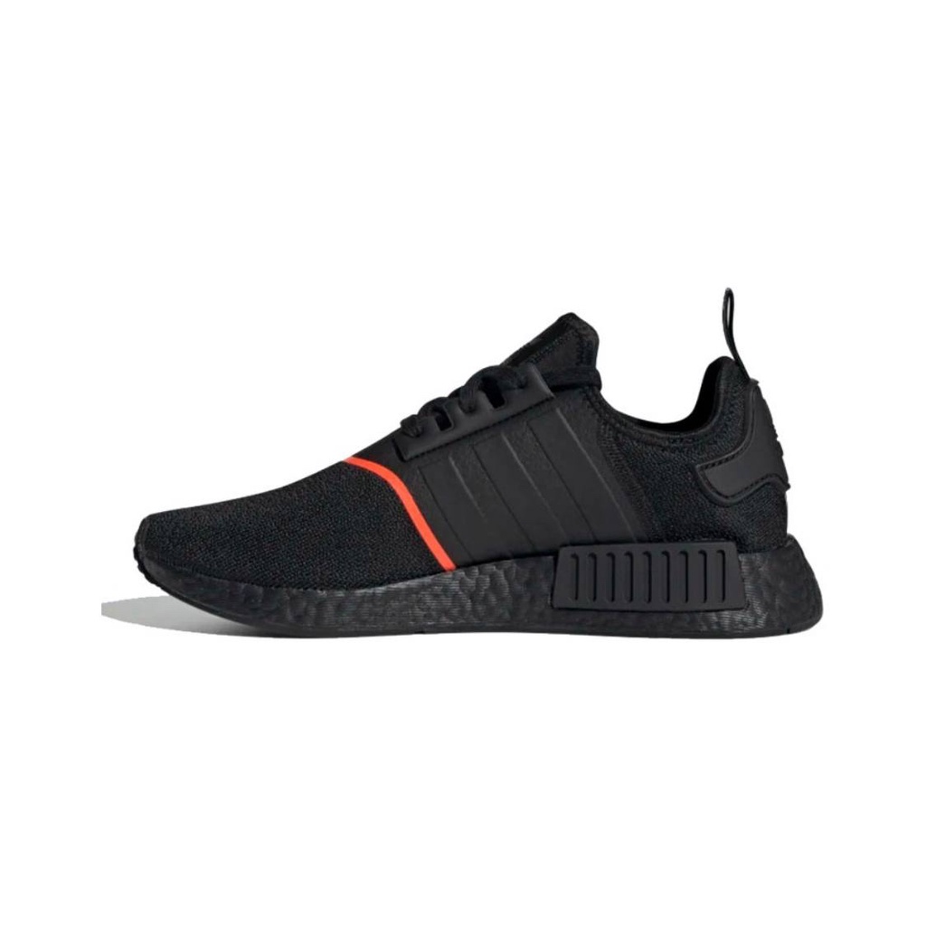  100%公司貨 Adidas NMD_R1 黑橘 橘線 黑魂 跑鞋 黑紅線 碳纖維 全黑 EE5085 男鞋