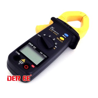 【祥昌電子】DER EE 得益 DE-3103 迷你型數位鉤錶 三用電表 萬用電錶 萬用電表 電錶 電表 勾錶 鉗錶