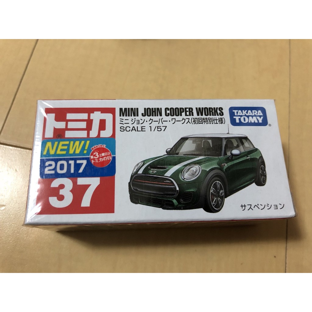 Tomica Mini John Cooper Works 初回特仕版 深綠 (2017 新車貼)