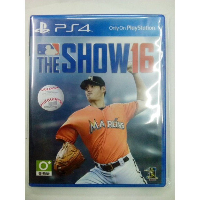 二手佳品~有現貨 PS4 MLB THE SHOW 16 美國職棒大聯盟 亞版 英文版 2016 特典下載卡序號未用