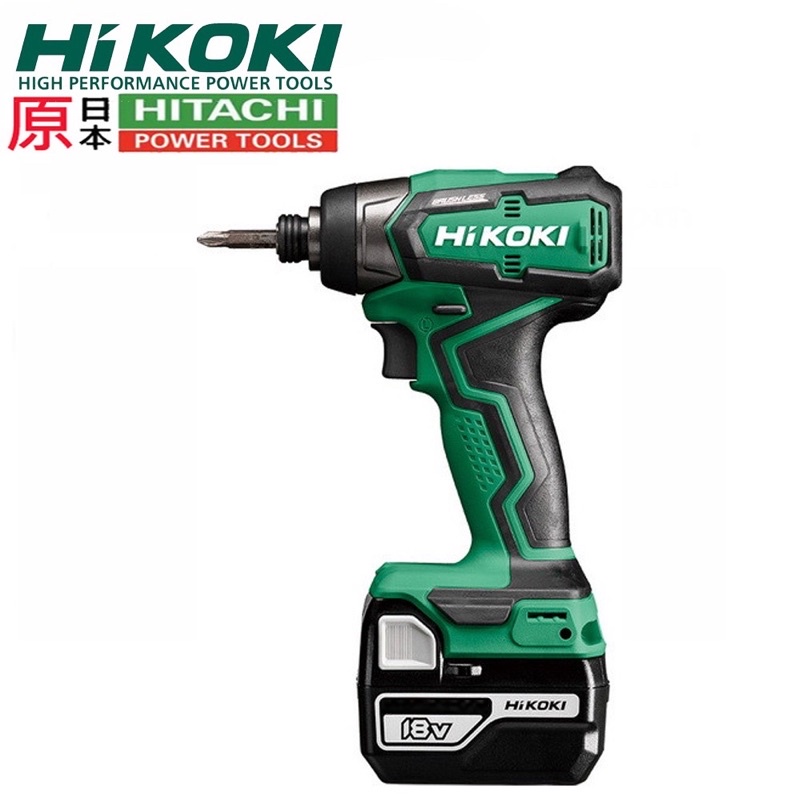 日立 HITACHI 更名 HIKOKI 銲固力 18V 充電式 無刷衝擊起子機 雙電3.0AH WH18DD 起子機