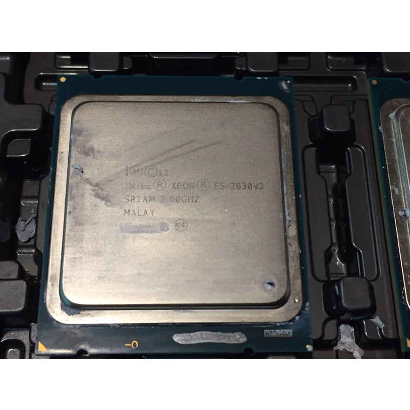 Intel Xeon E5-2630V2 2.6G / 15M 6C12T 模擬12核 2011 cpu X79