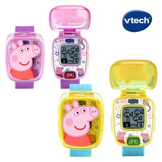 現貨 (3歲以上適用) 英國【Vtech】粉紅豬小妹-多功能遊戲學習手錶 (２色可選)