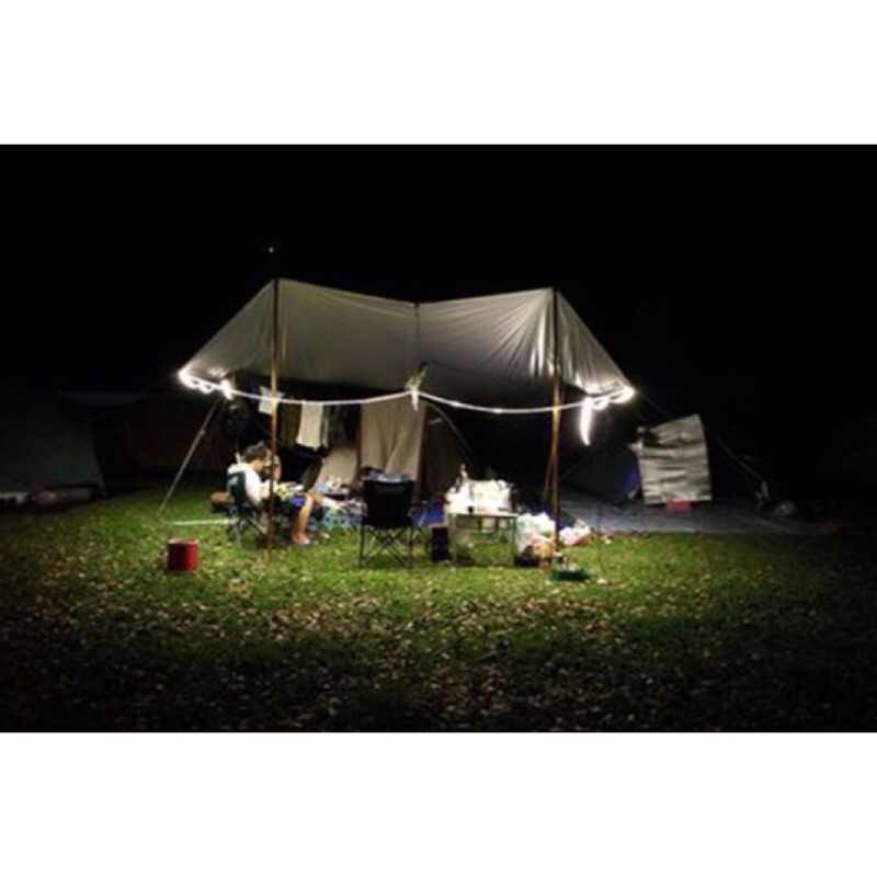【現貨】(暖白光5M.10M)露營燈帶2835三排264珠 露營戶外防水LED燈條高亮