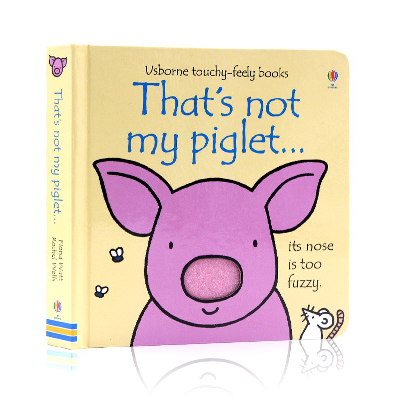 優學現貨那不是我的小豬仔usborne That S Not My Piglet 英文原版繪本幼兒觸覺認知繪本 蝦皮購物