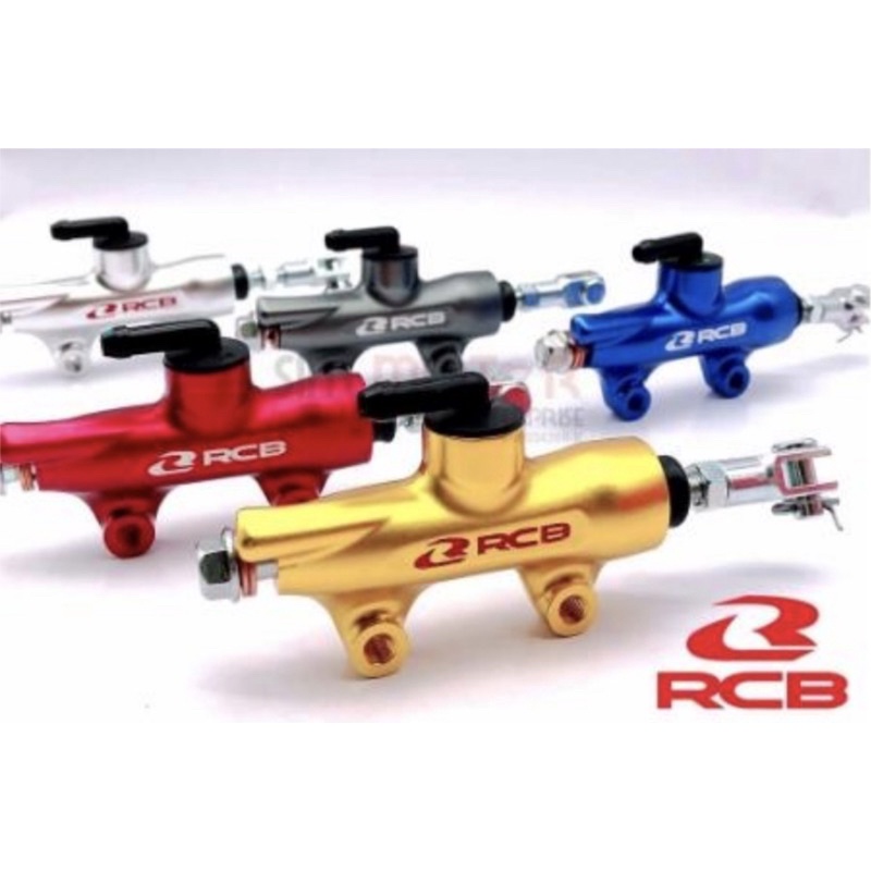 『XZ』Racing Boy RCB S1 後煞車總泵/後腳踏煞車總泵 14mm 適用於各式檔車 鎖點距離5cm