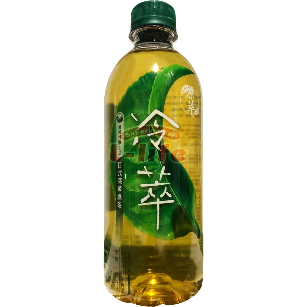 【利來福】原萃．冷萃日式深蒸綠茶450ml（4入組）