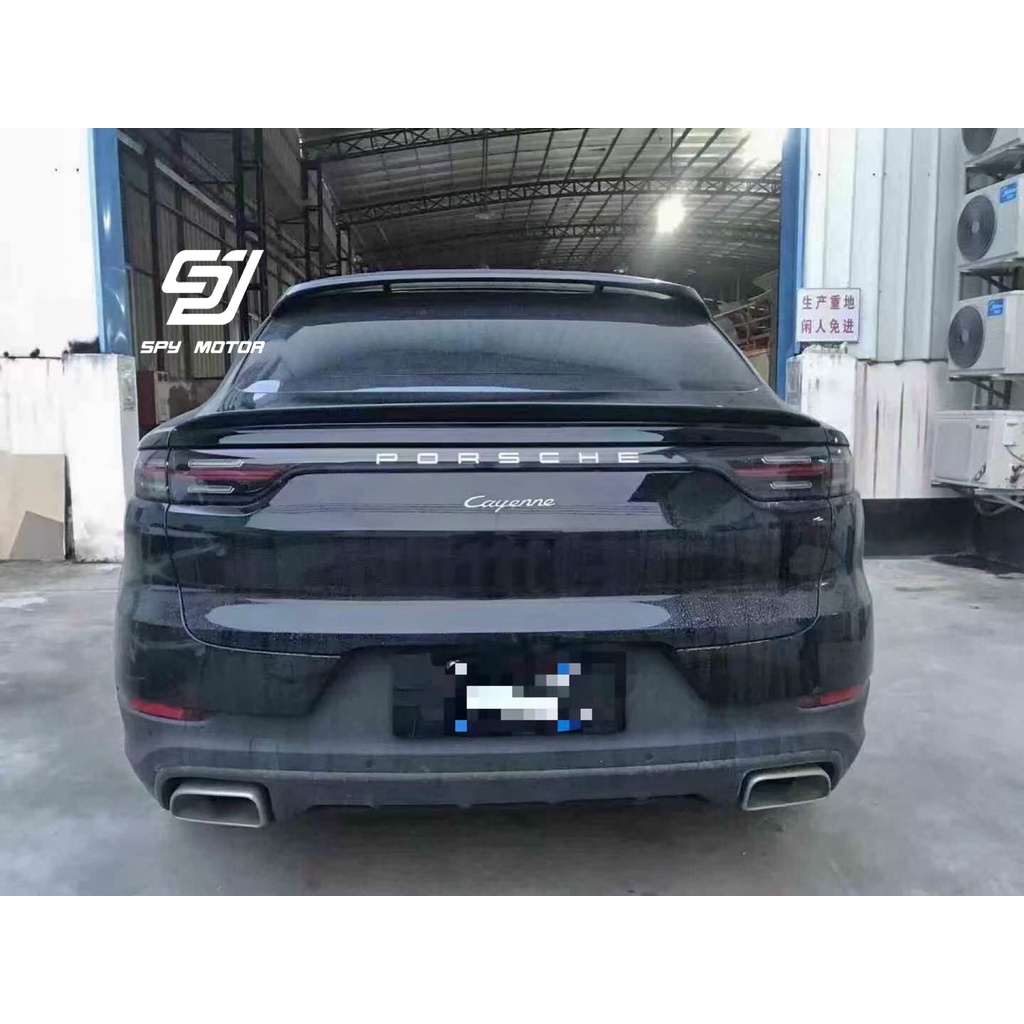 【SPY MOTOR】Porsche Cayenne Coupe 碳纖維尾翼