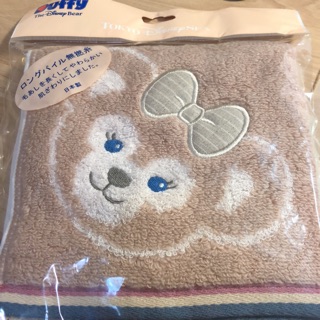 東京迪士尼 Tokyo Disney Sea 達菲雪莉玫 小方巾 毛巾