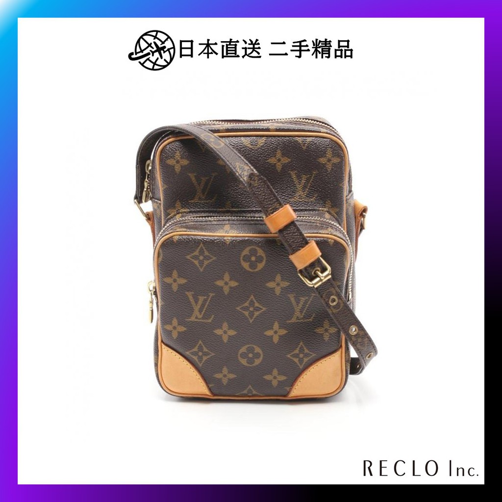 日本直送 Lv 路易威登amazon 老花單肩包b級二手 蝦皮購物