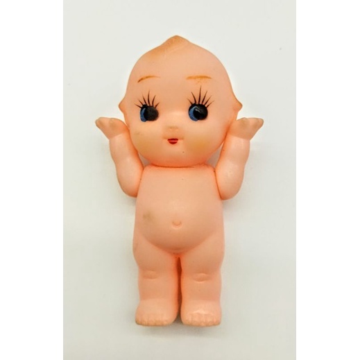 日本製昭和時代古董Q比娃娃10cm(q041