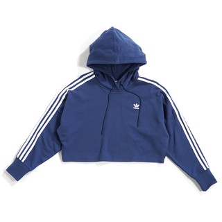 ADIDAS ORIGINALS ADICOLOR 女款 休閒 短版 連帽 長袖上衣 FM3273