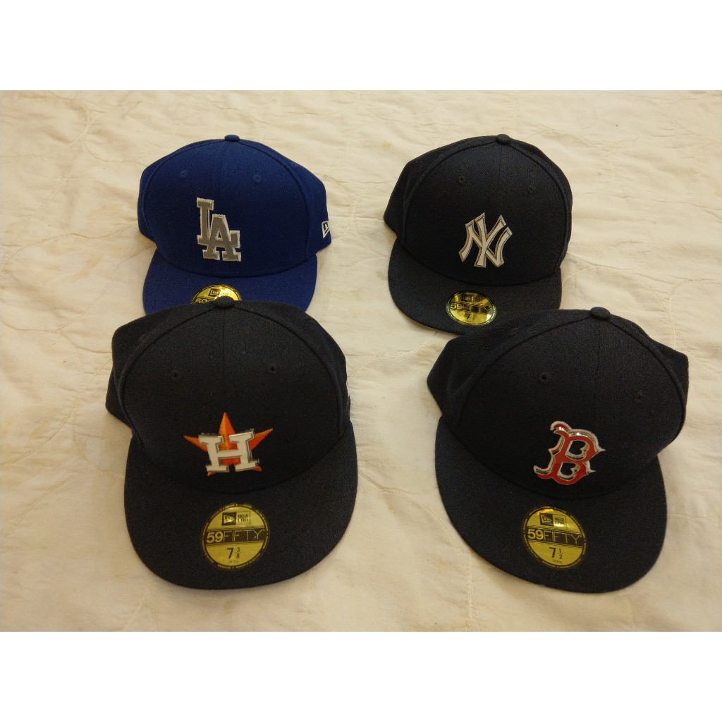 全新現貨 7 3/8、7 1/2 MLB New Era 金屬logo全封帽 質感爆表 洋基 紅襪 道奇 太空人