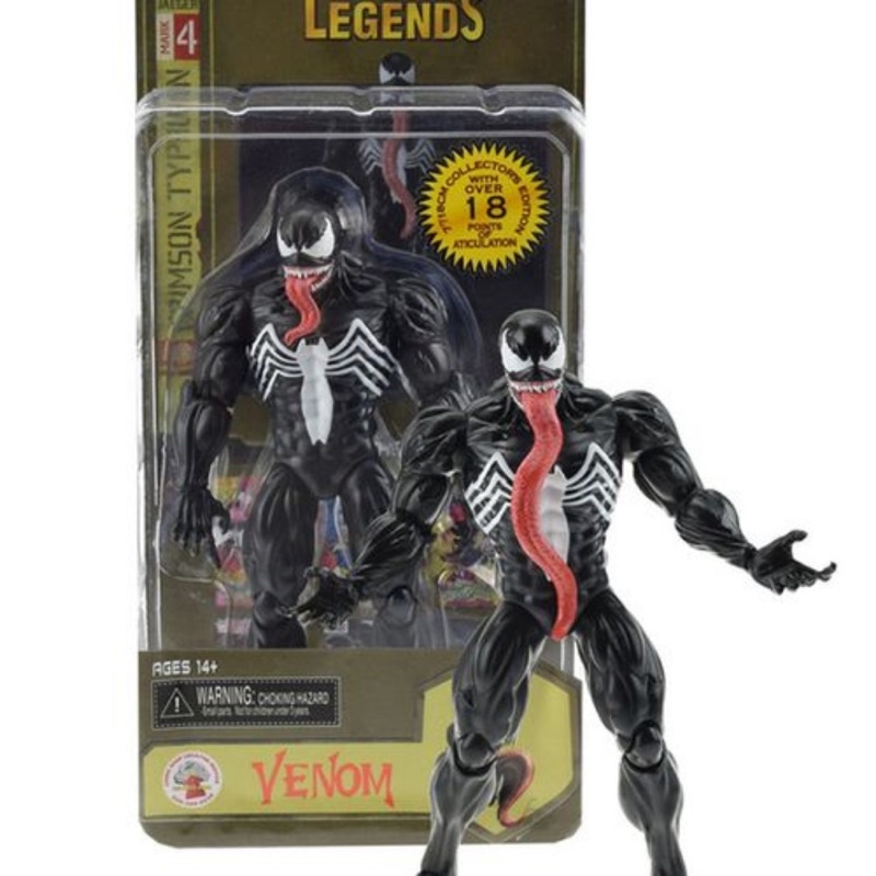 NECA Marvel Legends Venom PVC猛毒 可動 公仔