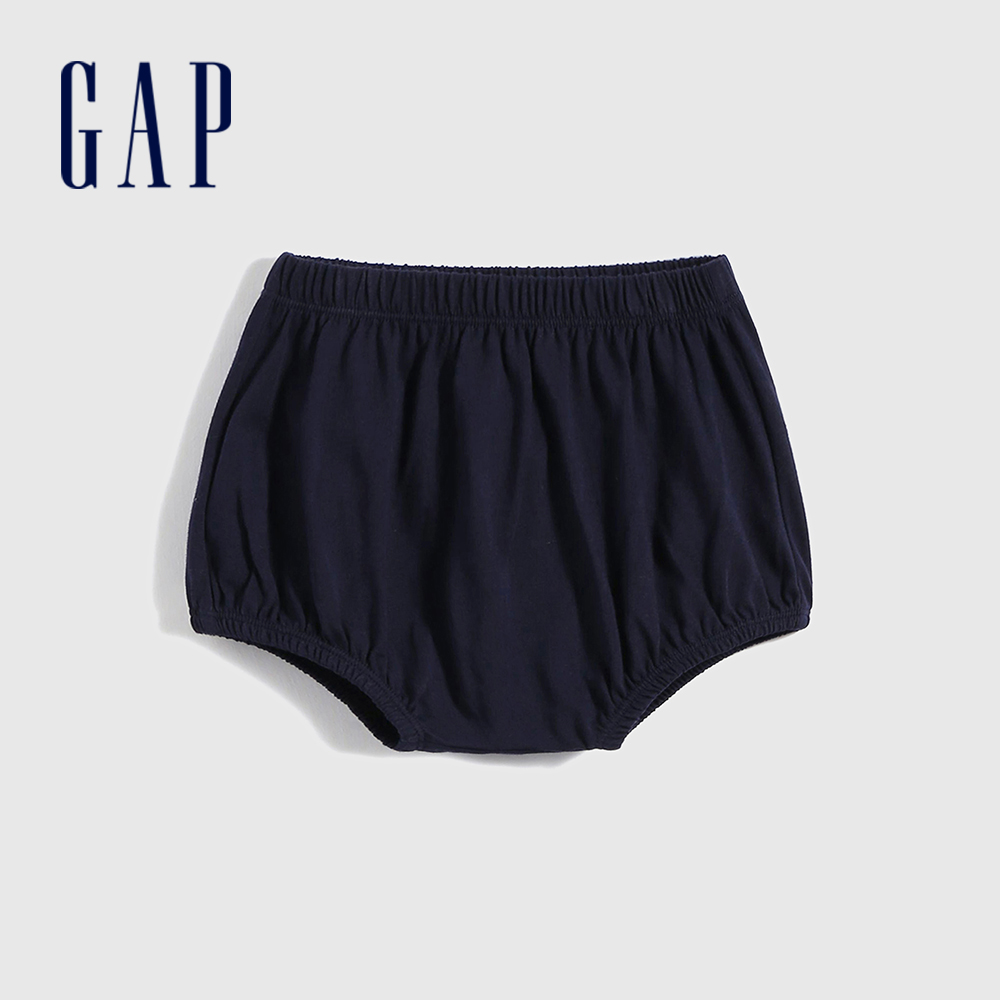 Gap 嬰兒裝 刺繡純棉短褲 布萊納系列-海軍藍(700123)