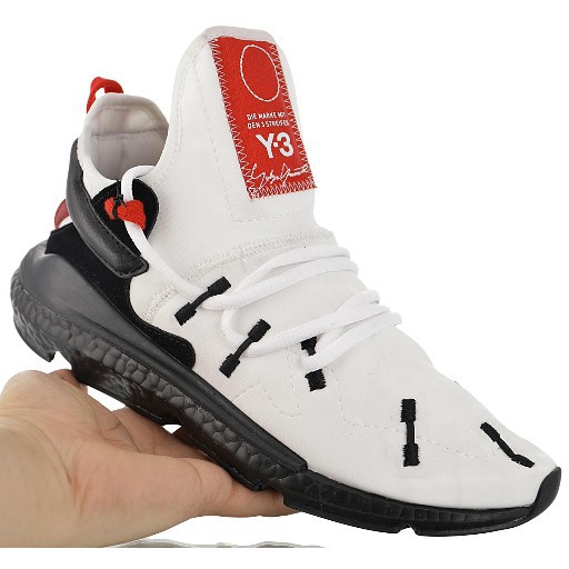 1號店Adidas Y-3 Kusari II 武士鞋前衛鞋慢跑鞋米白黑紅BC0964 | 蝦皮購物