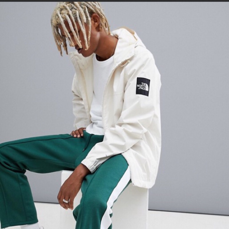 the north face mountain q jacket vintage white