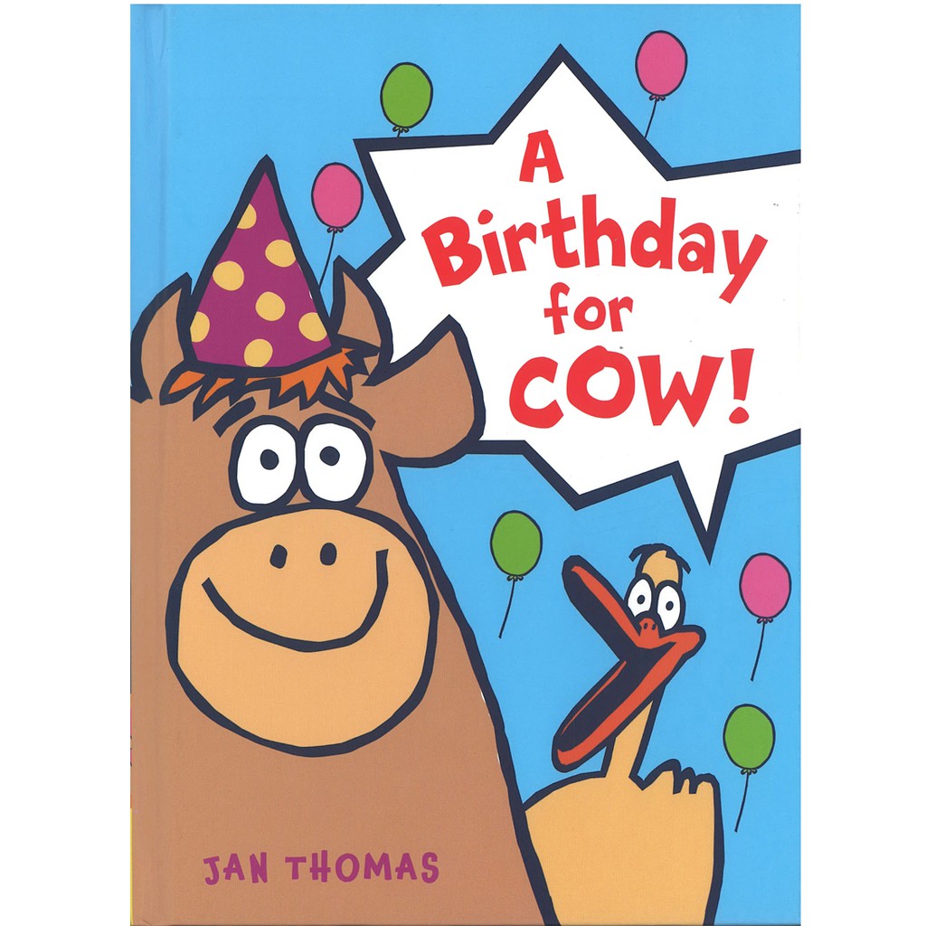 A BIRTHDAY FOR COW 英文故事繪本 牛的生日蛋糕【麥克兒童外文書店】