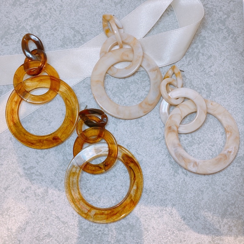 【Accessories Blossom】日本流行超大大浮誇耳環