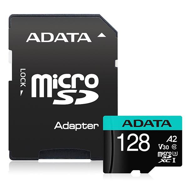 【蝦皮特選】威剛 ADATA Premier Pro microSD U3 A2 V30 128G記憶卡(附轉卡)