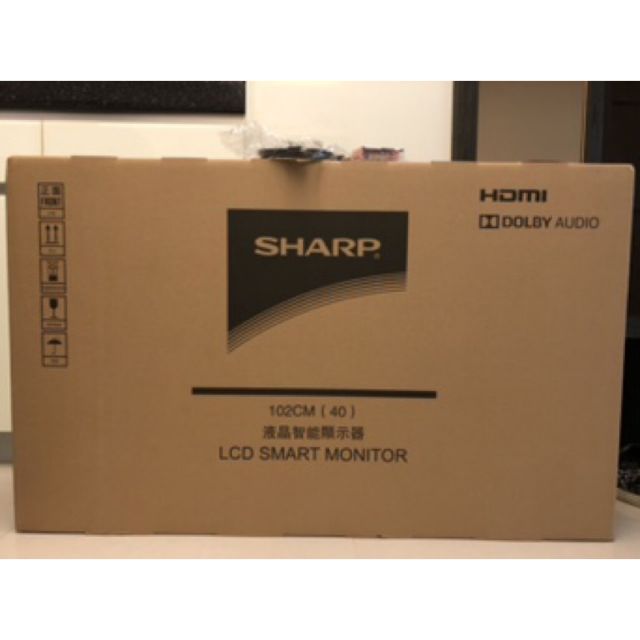 全新sharp夏普40吋液晶顯示器 聯網 電視Lc-40f466t