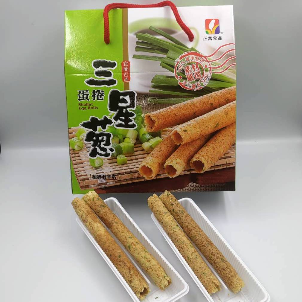 正富食品 【三星蔥蛋捲】宜蘭伴手禮 名產 #散裝