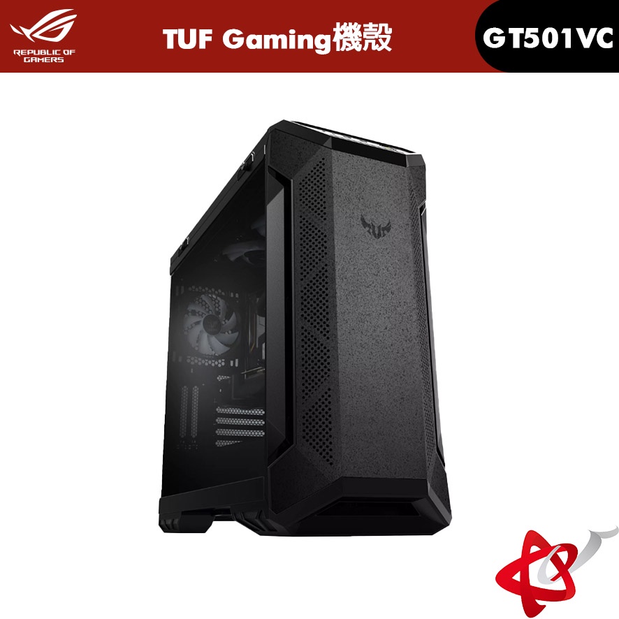 ASUS華碩 TUF Gaming GT501 VC 強化玻璃側板 機殼