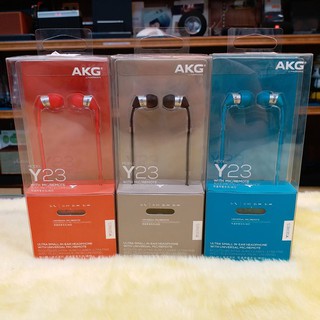 特價 視聽影訊 送收納袋 愛科公司貨保1年 AKG Y23U 線控耳道耳機 紅/藍兩色 另ath-im70