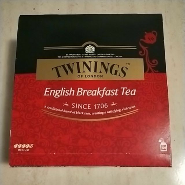 Twinings 英倫 早餐茶  紅茶  100包獨立包裝