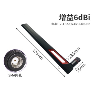 雙頻 WIFI天線 WIFI適用 2.4G + 5G 增益天線