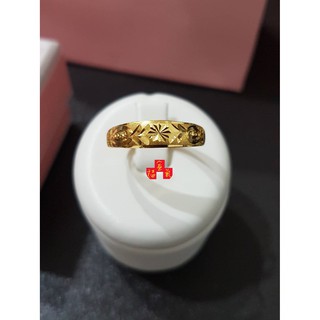金福氣金品☆黃金戒指☆9999純金【好運旺旺來】0.55錢/大肚戒/中性戒/對戒/男生尾戒/送禮自戴/現貨