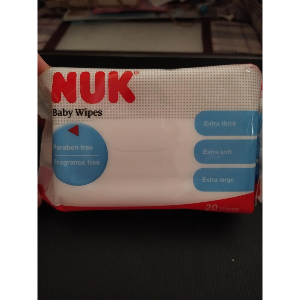 (全新) NUK-濕紙巾(20抽)/包