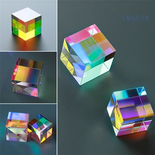 Ena- 光學玻璃 X-Cube Dichroic Cube 棱鏡 RGB 組合器分配器教育禮物