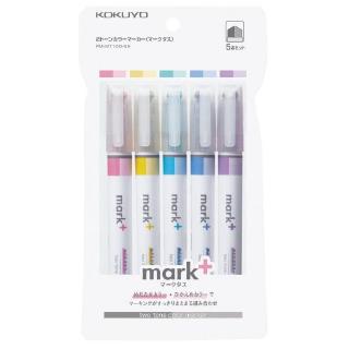 KOKUYO Mark+獨角仙同色系螢光筆/ 5入 誠品eslite