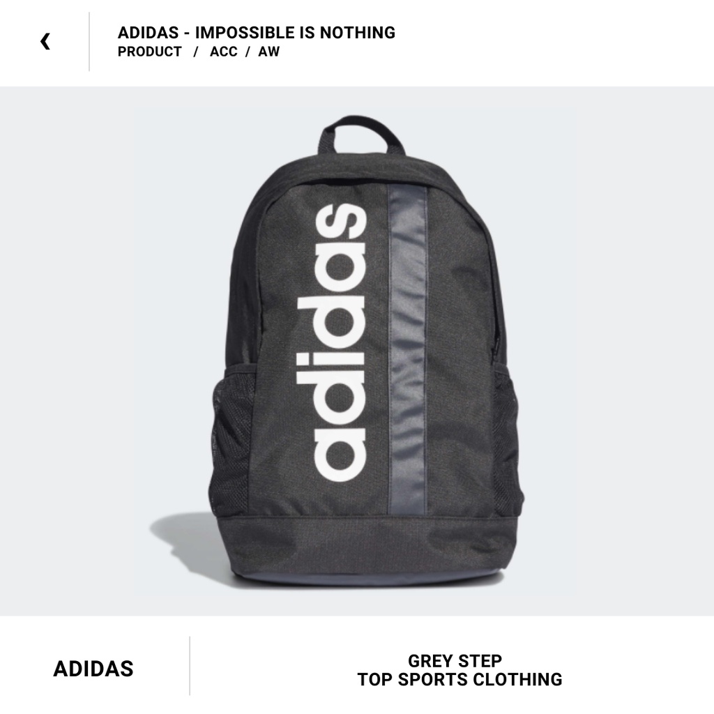 Adidas 愛迪達LINEAR CORE 愛迪達後背包背包DT4825 全新正品開立統一發票| 蝦皮購物