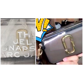 Marc Jacobs 黑色果凍相機包/專櫃款