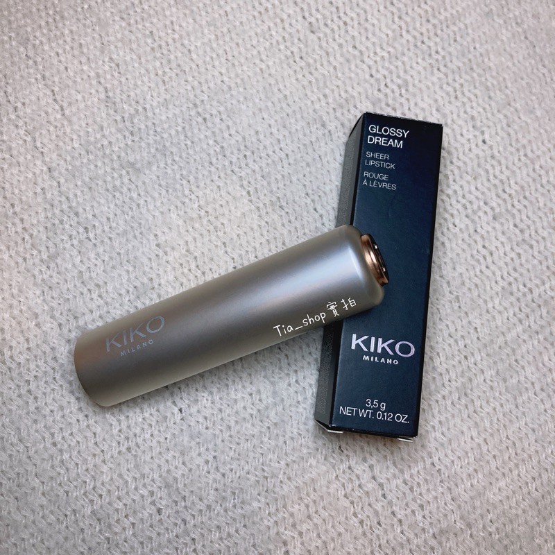 正貨出清 台灣現貨秒發 Kiko Glossy Dream 水漾亮澤銀管口紅 204 豆沙玫瑰色 蝦皮購物